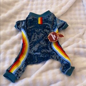 Blue Velvet dog pajamas